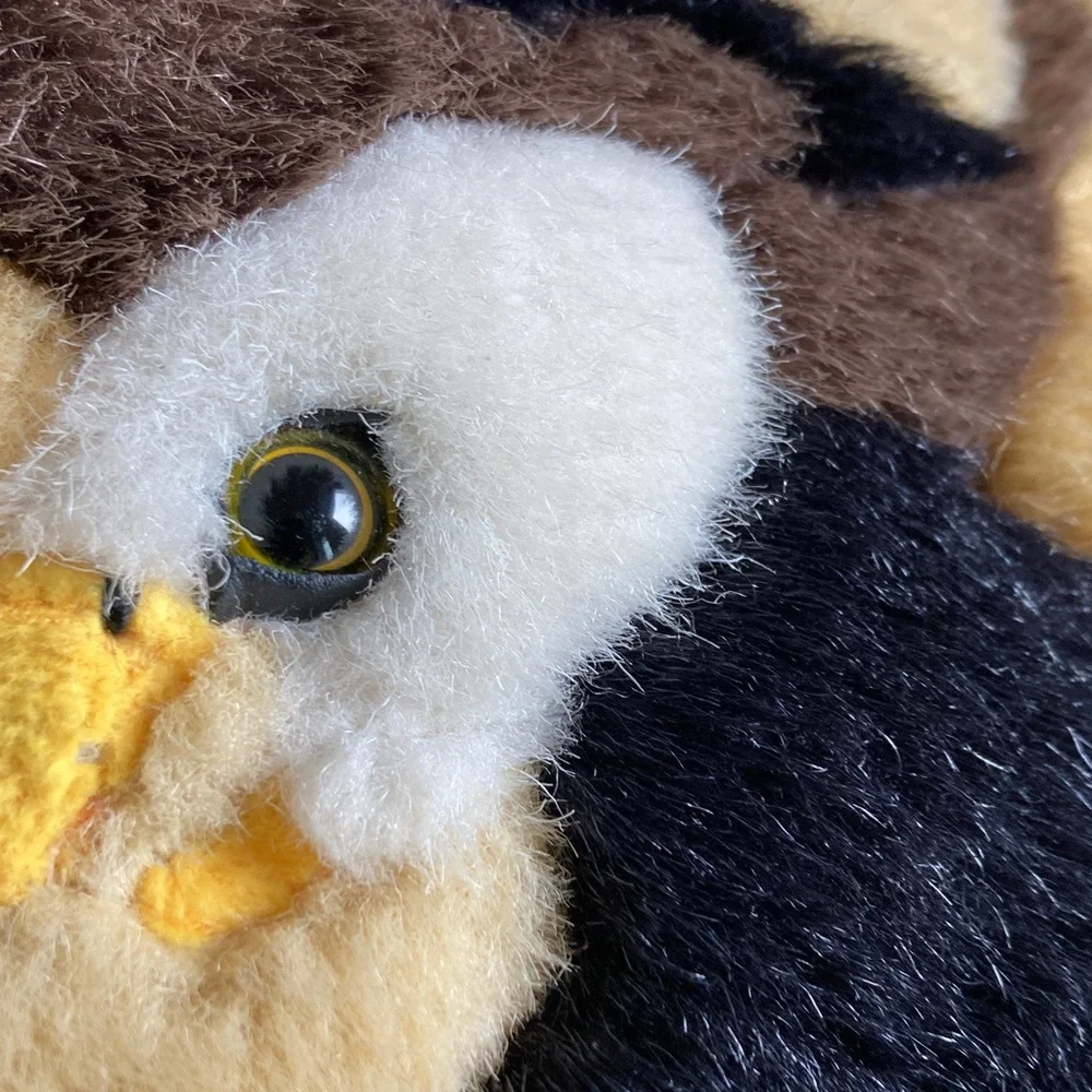 Jada Faux Fur Bald Eagle Accent Pillow Cabincore Rustic Plush Bird Southwestern